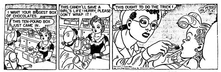 Etta Candy appearance in Comic Strip