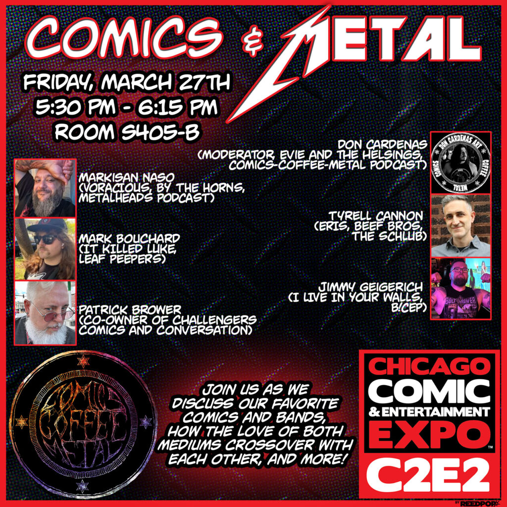 Comics and Metal Panel