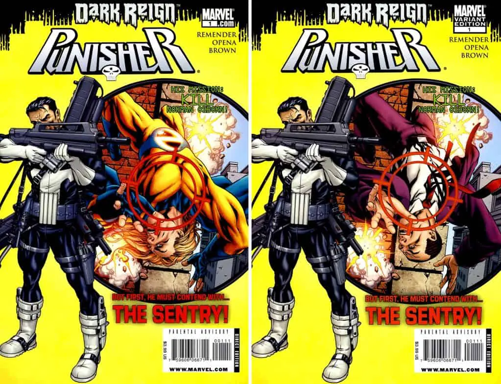 Punisher Comic Book Covers