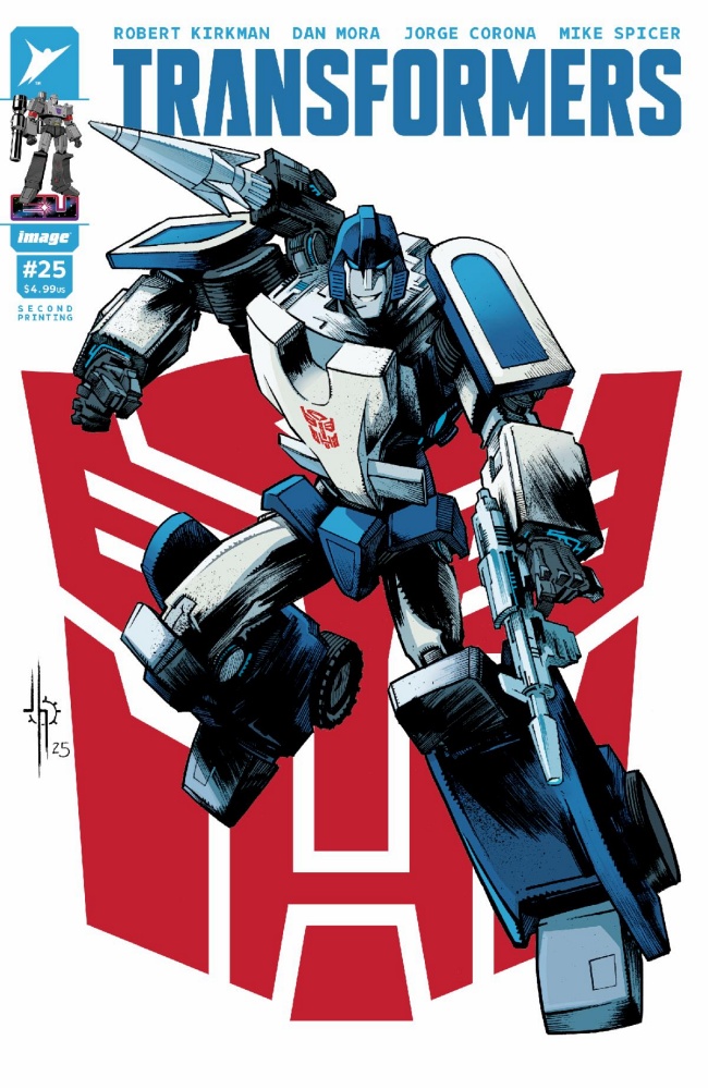 TRANSFORMERS #25 2nd Printing Cover A by Jason Howard