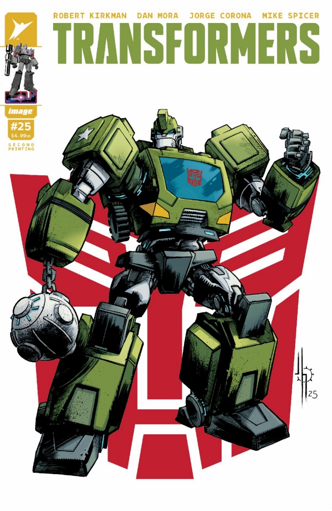 TRANSFORMERS #25 2nd Printing Cover A by Jason Howard