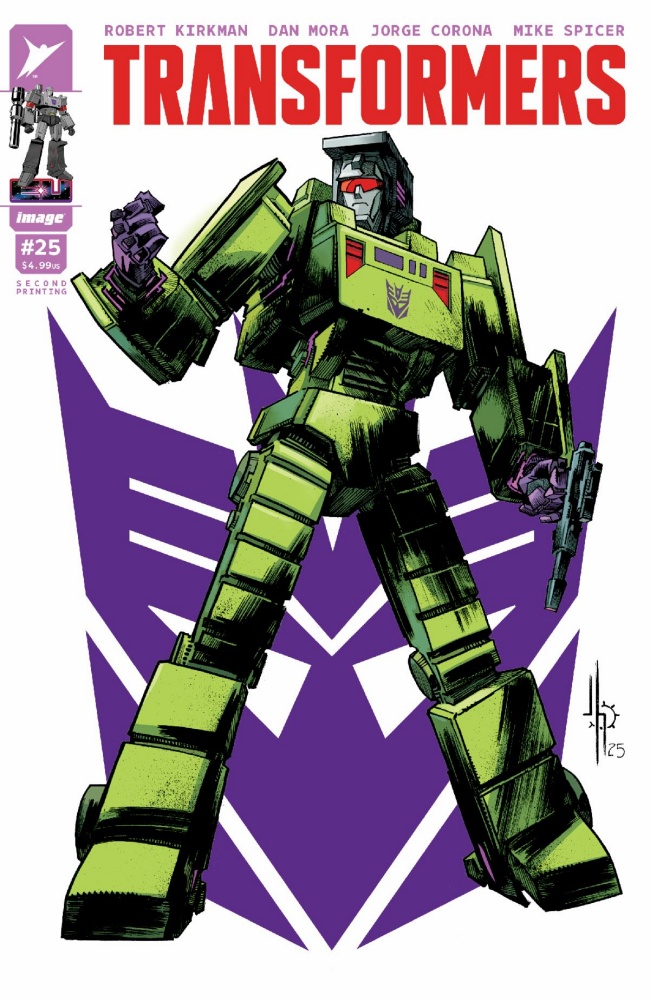 RANSFORMERS #25 2nd Printing Cover C by Jason Howard
