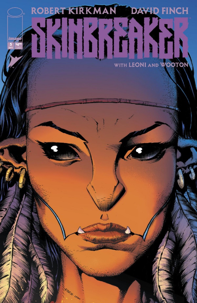 Skinbreaker #5 Cover B (Portrait Variant) by David Finch & Annalisa Leoni