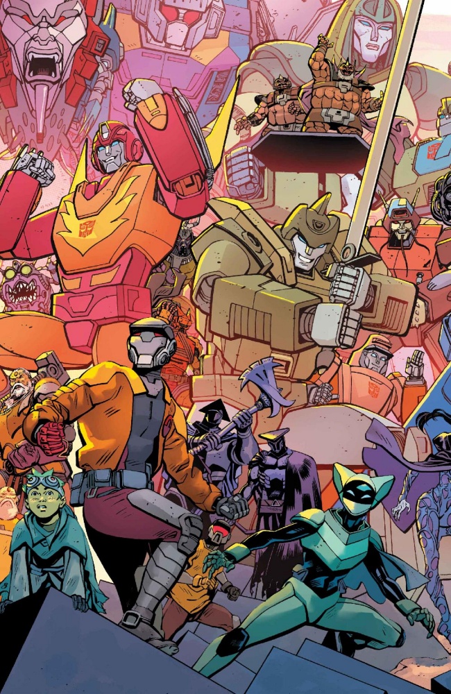 Void Rivals #31 Cover H Energon Universe Third Anniversary Variant (Connecting) by Tom Reilly & Adriano Lucas